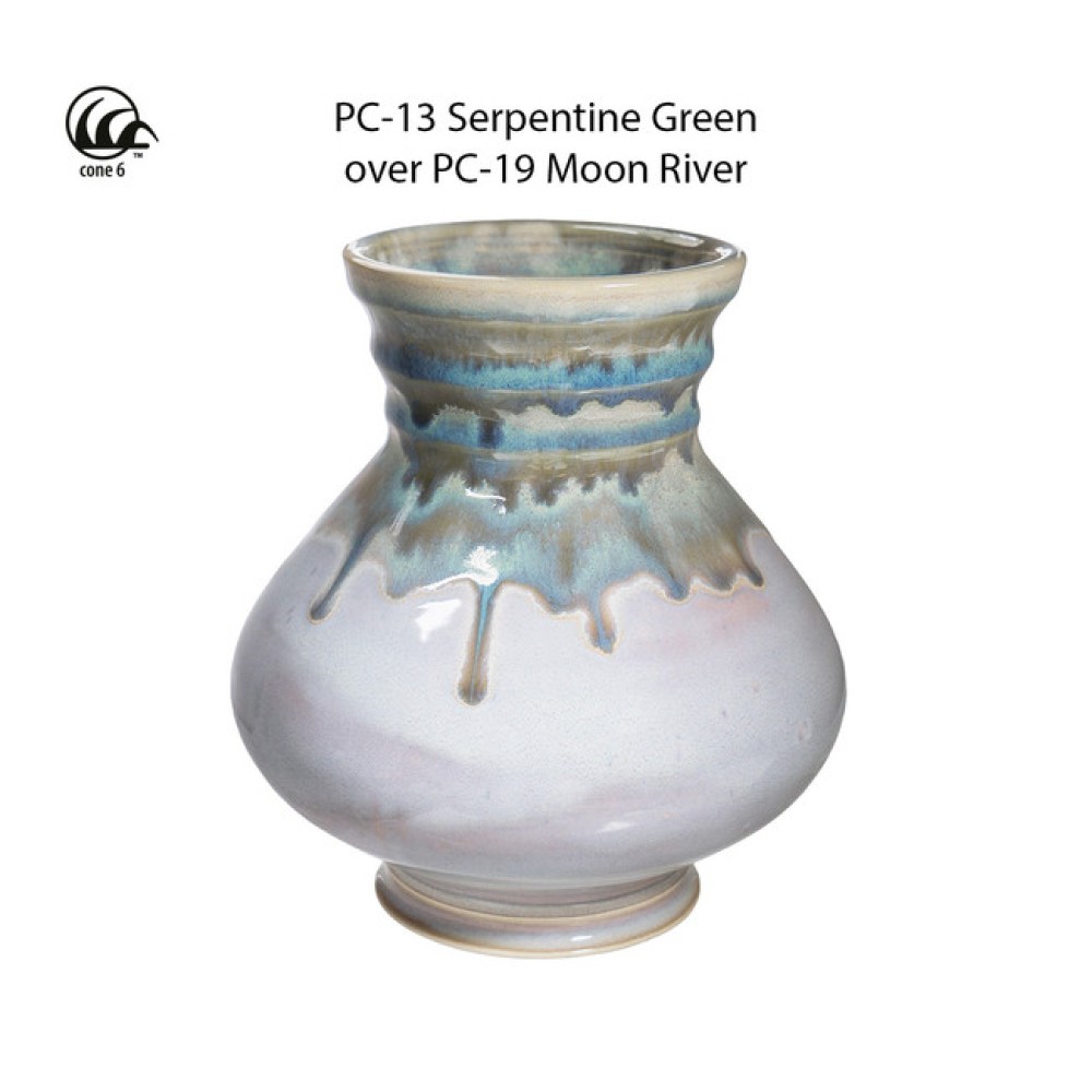 Serpentine Green - 16oz Amaco Potters Choice Cone 5 Glaze